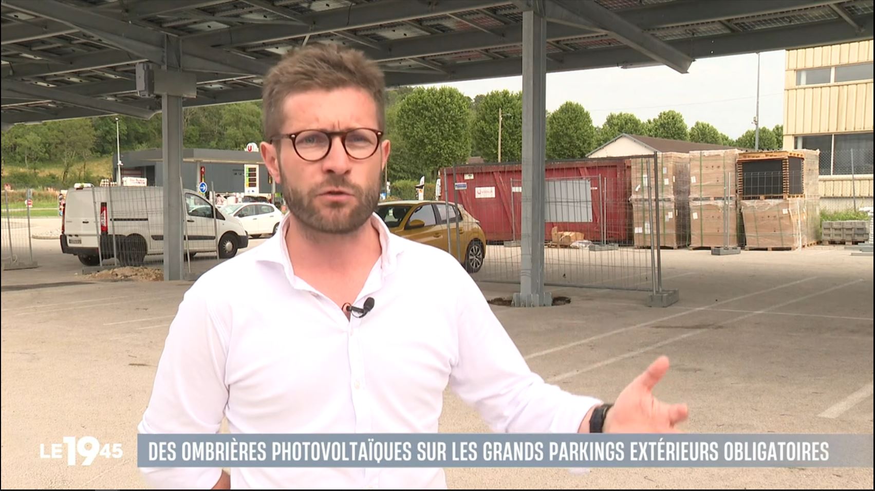 Les ombrières solaires de Developp'Sun à l'honneur au JT de M6