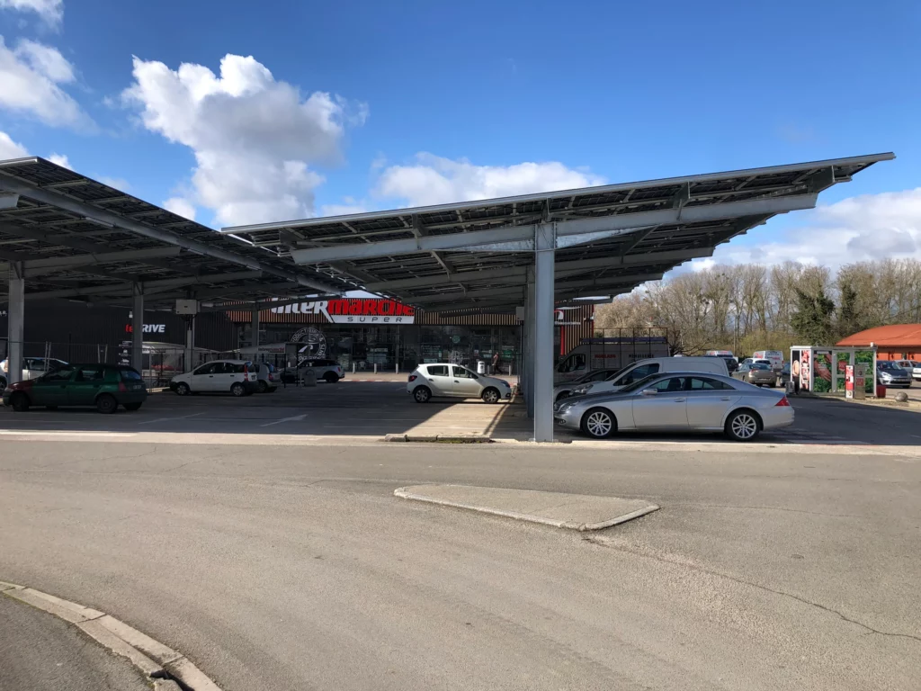Ombrières photovoltaïque Developp'Sun à Seurre