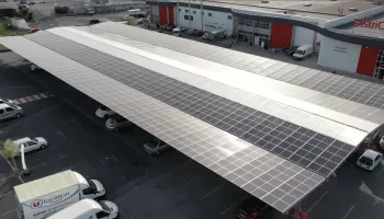 Ombrières solaires Blaye-les-Mines Developp'Sun