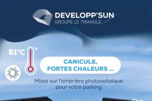 Ombrières fortes chaleur